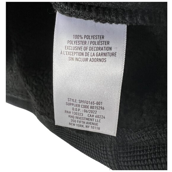 Spyder Womens Black Full Zip Up Collared Pockets Knit Jacket Activewear Sz M New - Picture 9 of 11